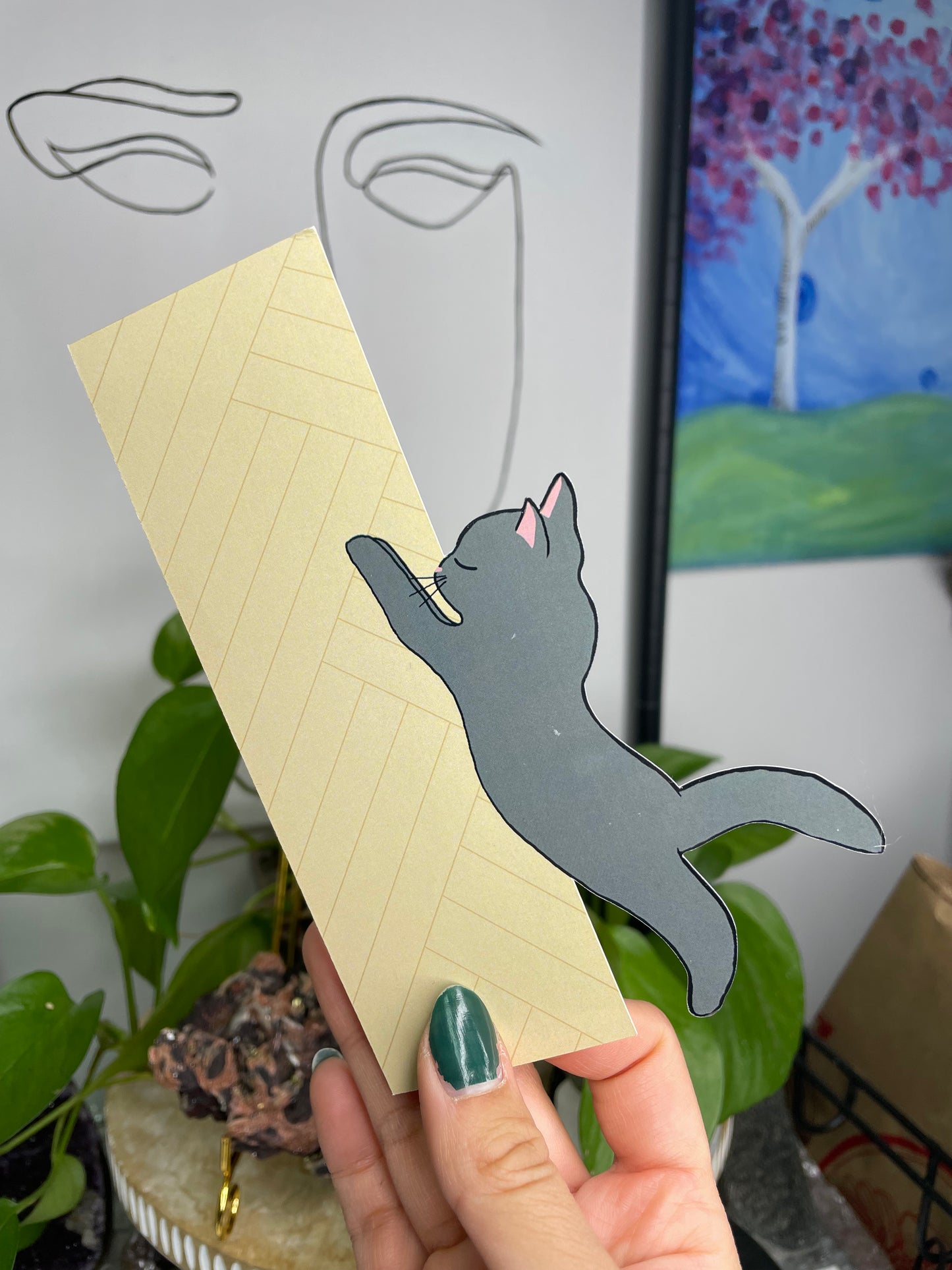 Cute Imperfect Kitty Bookmark