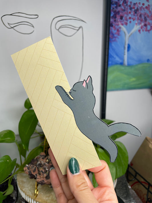 Cute Imperfect Kitty Bookmark